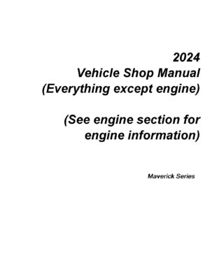 2024 Can-Am Maverick X3 Turbo DS Side x Sides Service Repair Manual