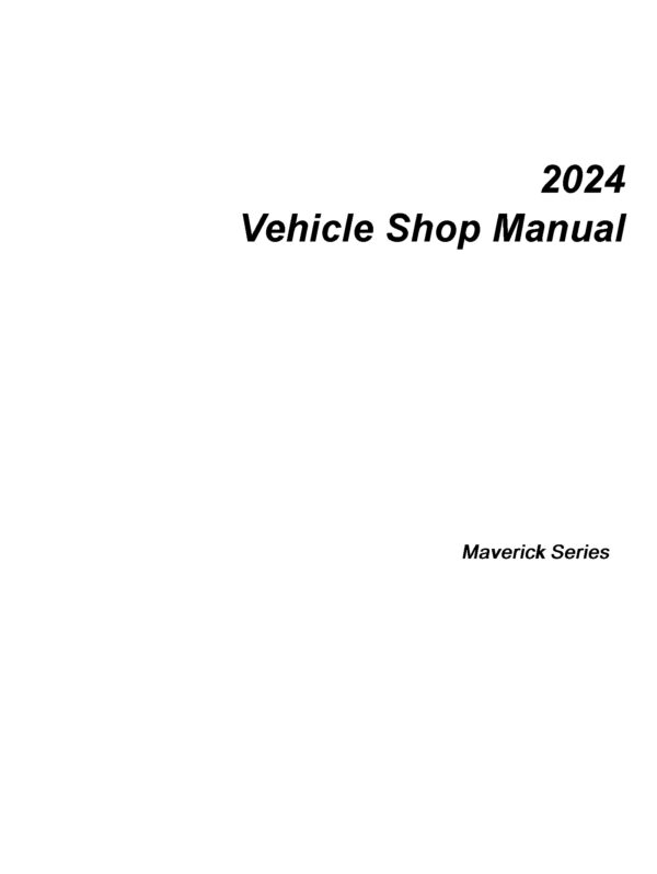 2024 Can-Am Maverick X3 Turbo RR Service Repair Manual